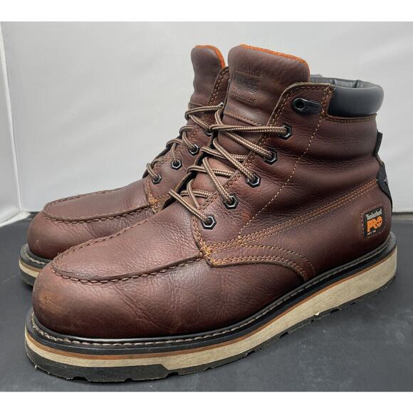 Timberland PRO Gridworks Waterproof Worksite Boots Mens 12 Wide Fast Ship main image 12